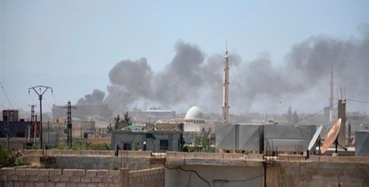 Esed rejimi Dera'ya bir günde 750 saldırı düzenledi