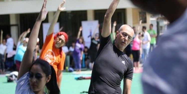 Başkentte Uluslararası Yoga Günü etkinliği düzenlendi