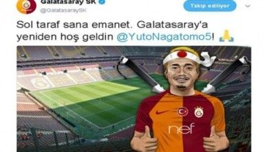 Galatasaray Nagatomo'yı KAP'a bildirdi