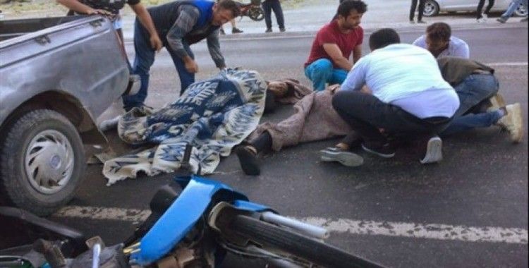 Antalya'da trafik kazası, 2 yaralı