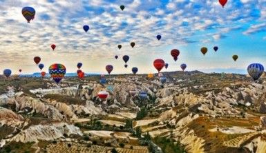 Kapadokya'nın balonları 6 ayda 226 bin kişiyi uçurdu