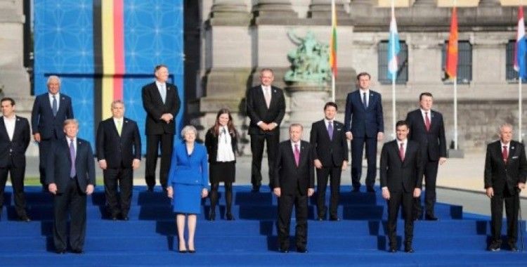 Cumhurbaşkanı Erdoğan NATO Zirvesi'nde aile fotoğrafına katıldı