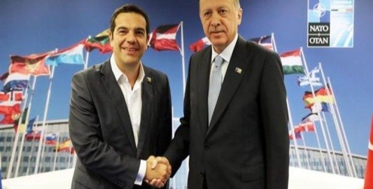 ​Cumhurbaşkanı Erdoğan, Çipras ile görüştü