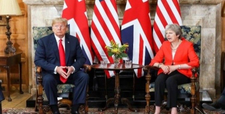 Trump İngiltere Başbakanı May ile görüştü