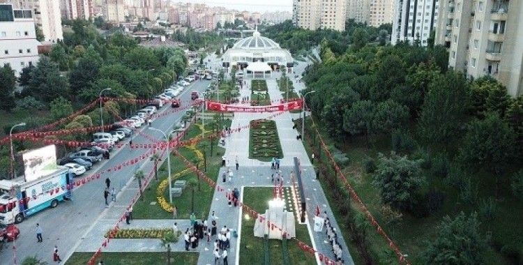 Başakşehir Belediyesinden 15 Temmuz Şehitler Anıtı