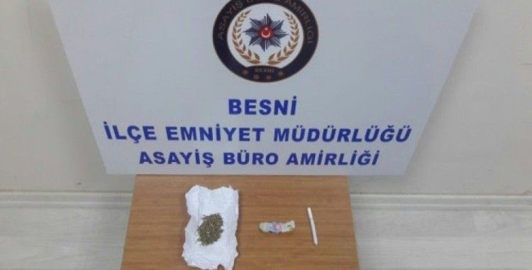 Besni'de polis uyuşturucuya geçit vermiyor