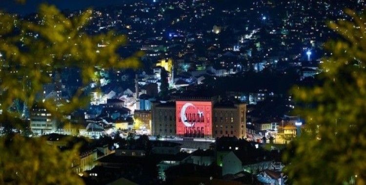 Saraybosna'nın hafızası Türk bayrağına büründü