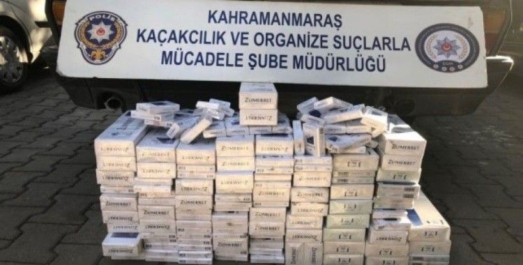 Kahramanmaraş'ta kaçak sigara operasyonu