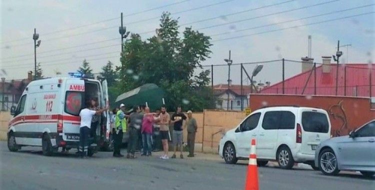 Eskişehir'de trafik kazası, 2 yaralı 