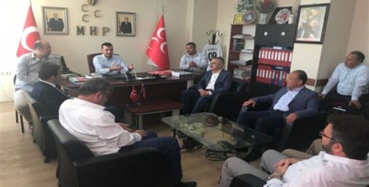 AK Parti'li vekillerden MHP İl Teşkilatına ziyaret