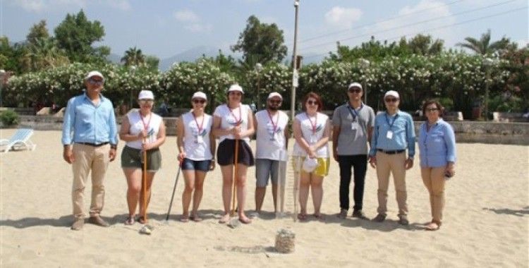 Alanya plajına sahip çıkıyor