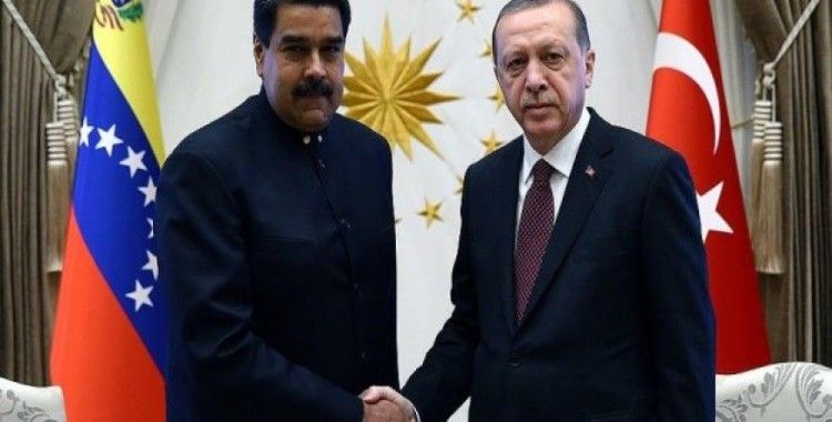Erdoğan'dan Maduro'ya geçmiş olsun telefonu