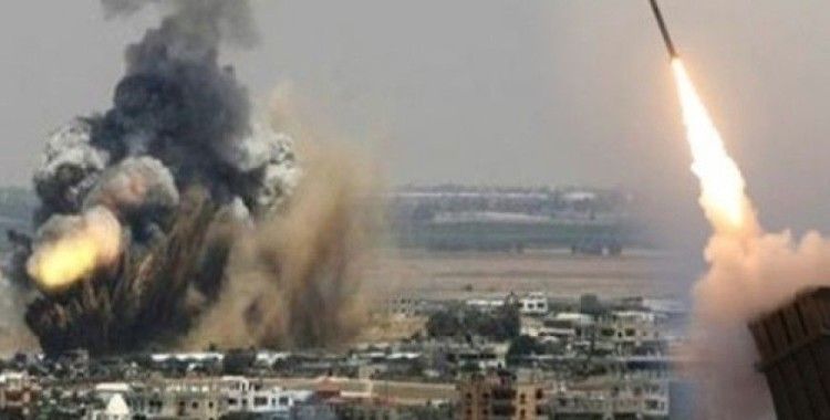 Gazze'den İsrail'e 180'den fazla roket atıldı