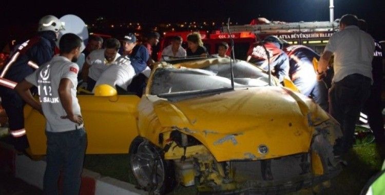 Malatya'da feci kaza, 2 ağır yaralı