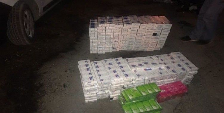 Adana'da 4220 paket kaçak sigara ele geçirildi