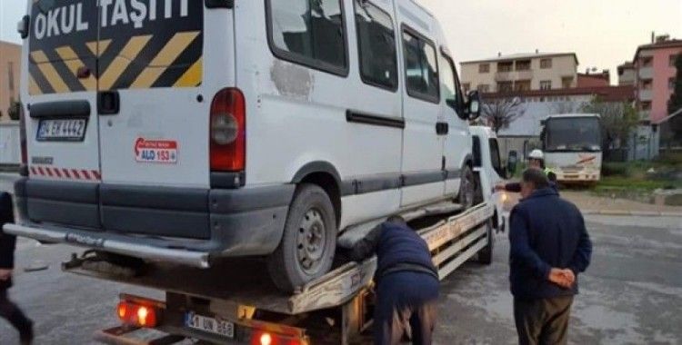 Gebze'de korsan taşımacılık yapan 38 araç bağlandı
