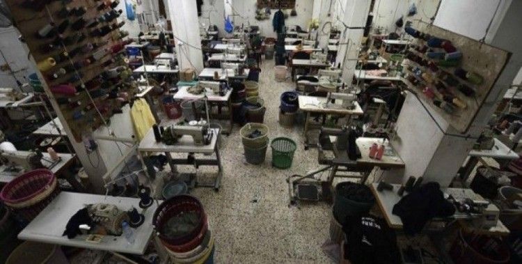 Gazze'deki fabrikaların yüzde 95'inden fazlasında üretim durdu