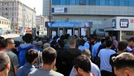Erzurum'da Beşiktaş maçı biletlerine yoğun ilgi