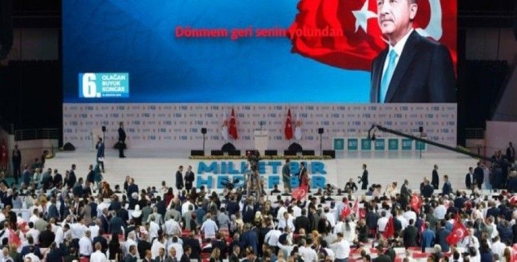 AK Parti 6. Olağan Büyük Kongresi başladı
