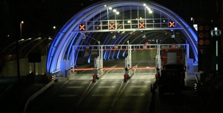 Avrasya Tüneli çift yönlü trafiğe kapatıldı