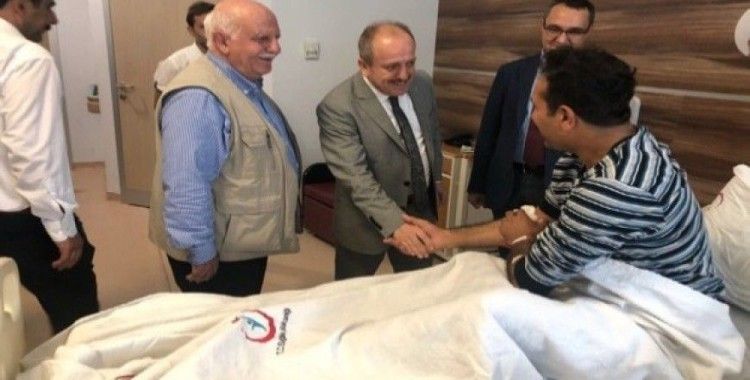 ​İl Başkanı Karadağ'dan hastane ziyareti