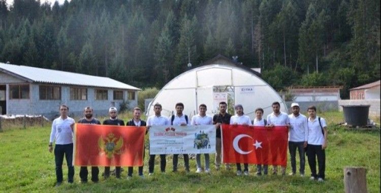 TİKA'nın gönüllü elçileri Karadağ'da