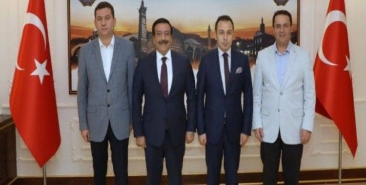 Bağlar ve Ergani'den başkan Atilla'ya ziyaret
