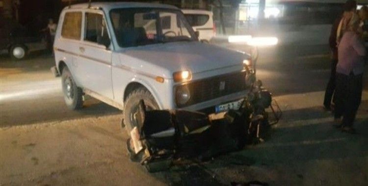 ​Kozan'da trafik kazası, 1 yaralı