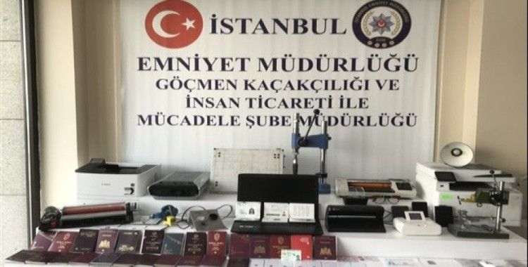 İstanbul'da sahte pasaport şebekesi çökertildi
