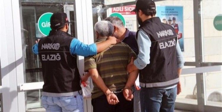 Elazığ'da eroin ve skankla yakalanan şüpheli tutuklandı