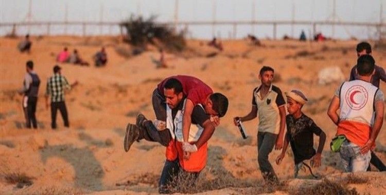 İsrail Gazze sınırındaki barışçıl gösteriye müdahale etti