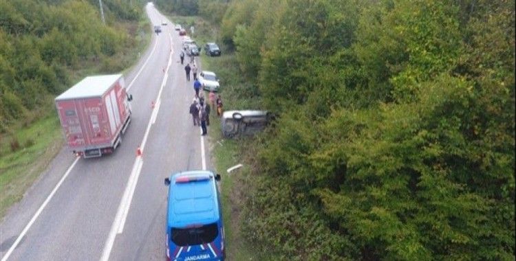 Sinop'ta trafik kazası, 1 yaralı