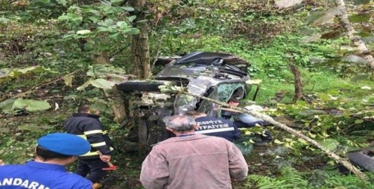 Giresun'da trafik kazası, 2 yaralı