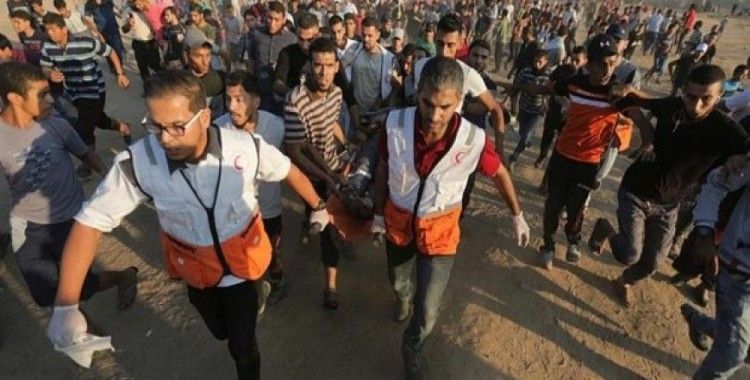 ​Gazze'deki barışçıl gösterilerde 6 Filistinli şehit oldu