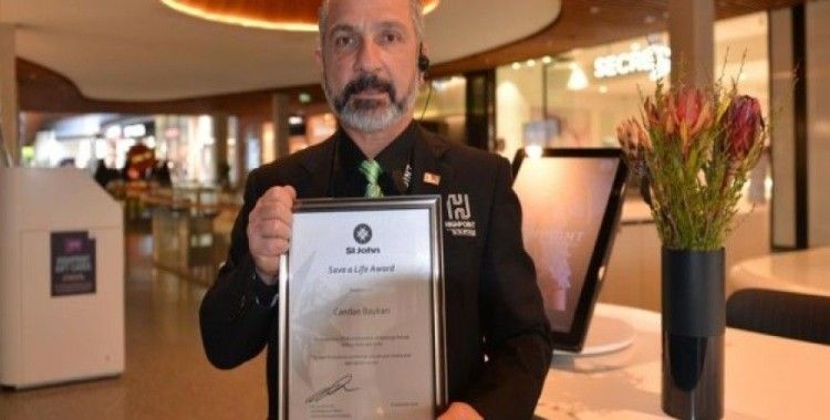 Avustralya’da Türk'e kahramanlık ödülü