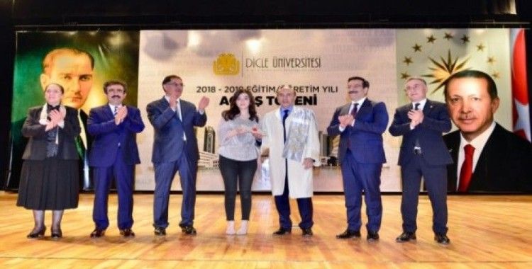 Vali Güzeloğlu ve Başdenetçi Malçok Dicle Üniversitesi’nin açılış törenine katıldı