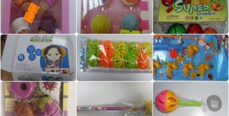 İstanbul'da 'sağlığa zararlı' 15 bin oyuncak ele geçirildi