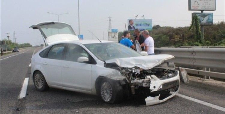 Ordu-Samsun sınırında kaza, 3 yaralı