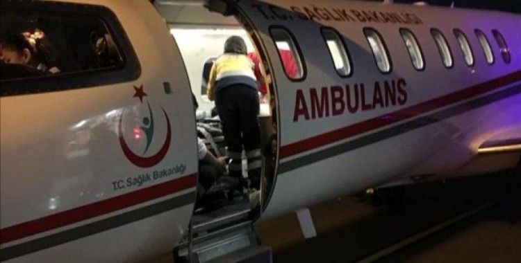 Ambulans uçak Muhammed Emir için havalandı