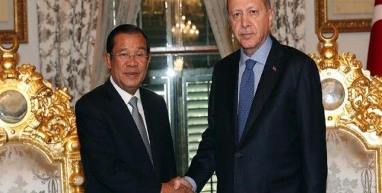 ​Cumhurbaşkanı Erdoğan Kamboçya Başbakanı Sen'i kabul etti