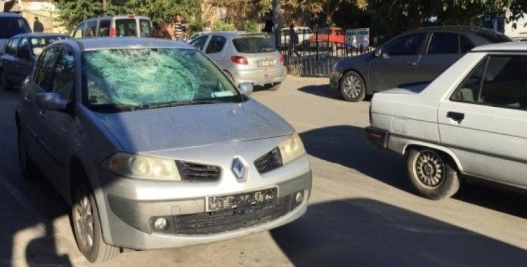 Milas'ta otomobil yayaya çarptı, 1 yaralı
