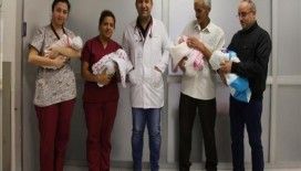 Suriyeli dördüzler Türkiye'de hayat buldu
