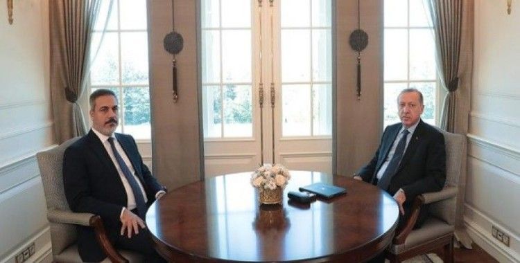 Cumhurbaşkanı Erdoğan, MİT Başkanı Fidan'ı kabul etti
