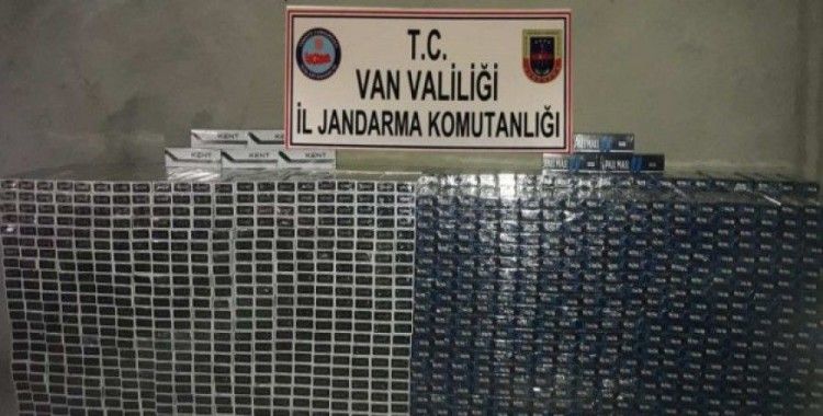 Van'da 23 bin 120 paket kaçak sigara ele geçirildi