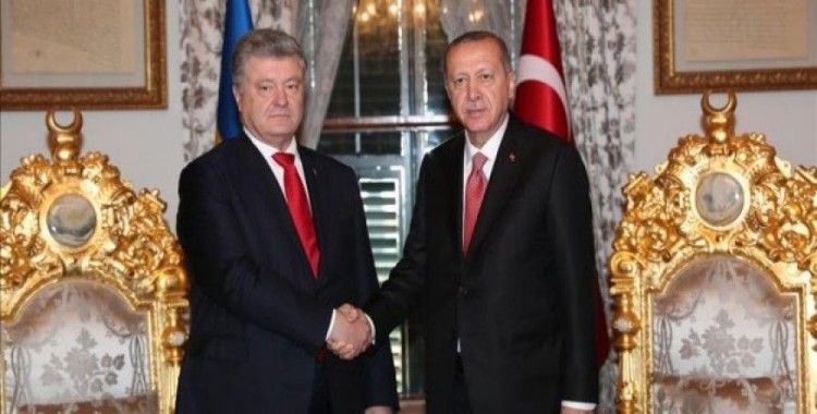 Erdoğan ile Poroşenko görüşmesi sona erdi