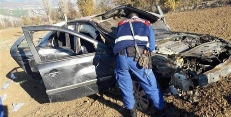 Simav'da trafik kazası, 1 ölü, 4 yaralı