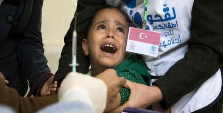 Suriye'de bir milyon çocuğa kızamık aşısı yapılacak