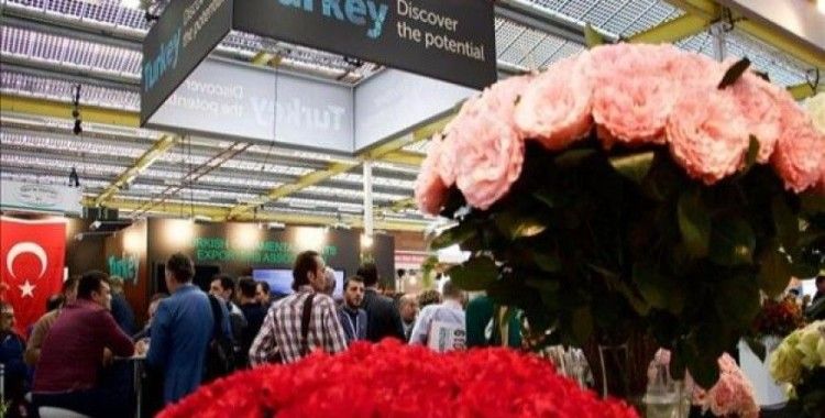 Hollanda'da Çiçekçilik Ticareti Fuarı'nda Türk standına yoğun ilgi