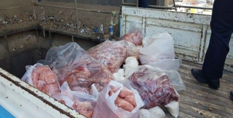 216 kilo kaçak tavuk ve hindi eti piyasa sürülecekti