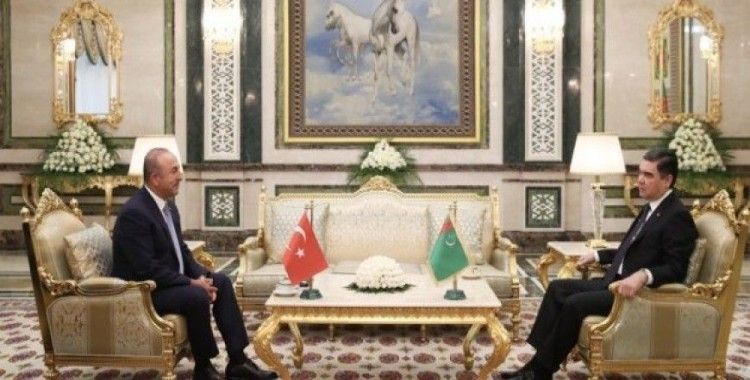 Dışişleri Bakanı Çavuşoğlu Türkmenistan'da